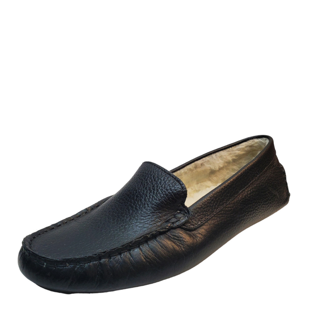Rockport Womens Casual Shoes Bayview Leather Slip On Slippers Black 6M